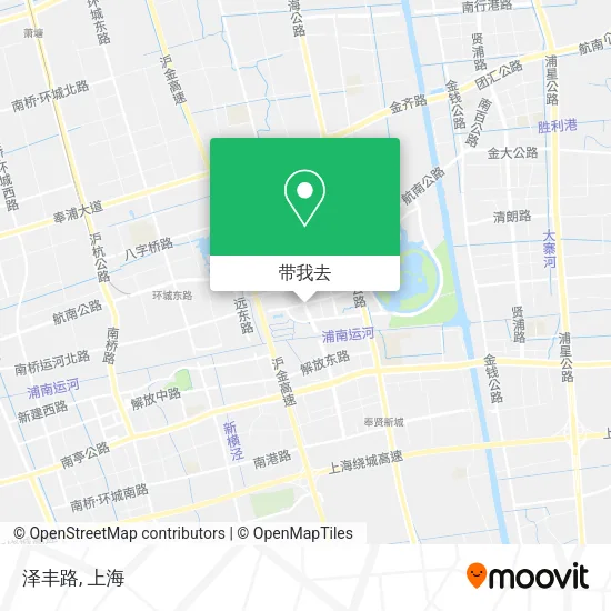 泽丰路地图