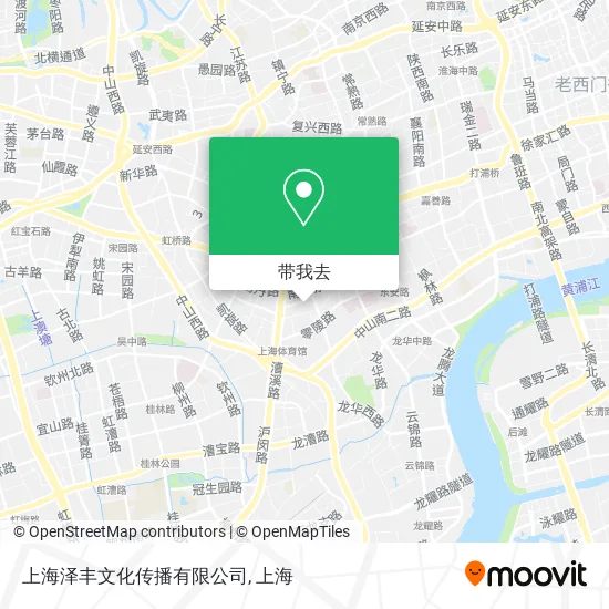 上海泽丰文化传播有限公司地图