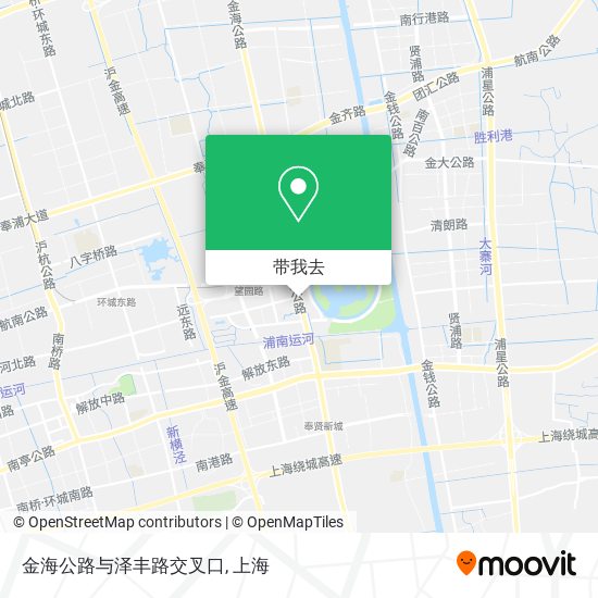 金海公路与泽丰路交叉口地图