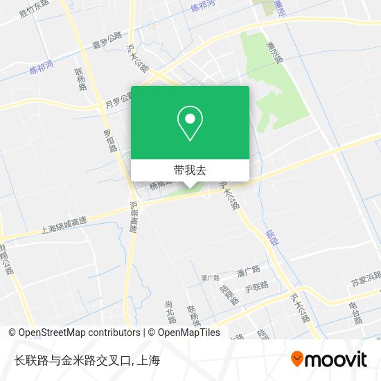 长联路与金米路交叉口地图