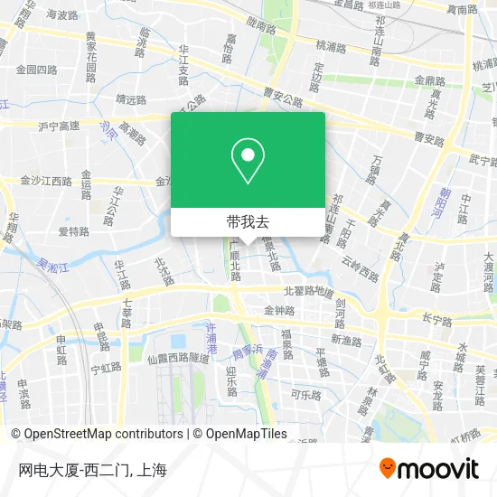 网电大厦-西二门地图