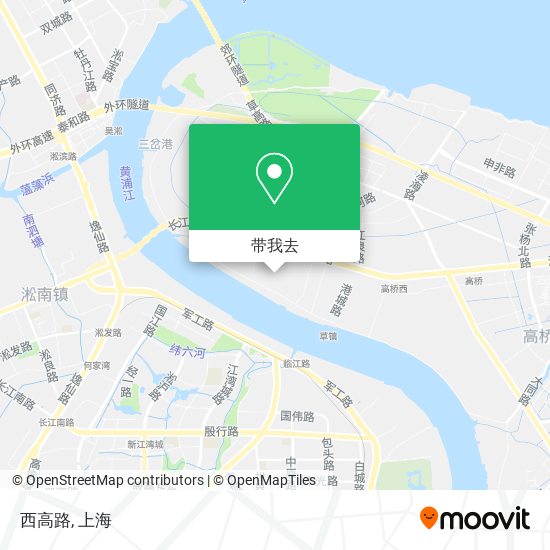 西高路地图