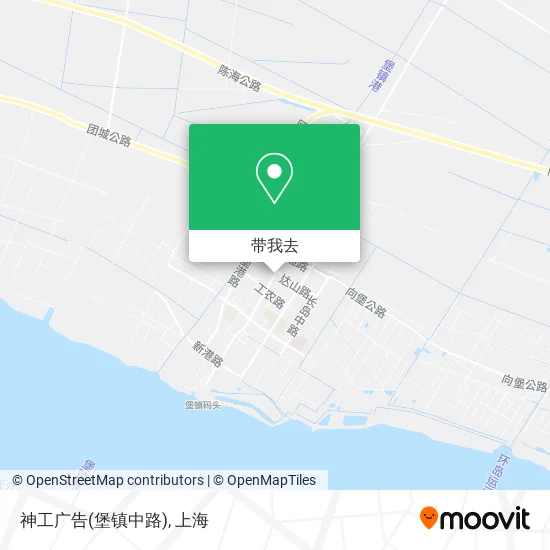 神工广告(堡镇中路)地图