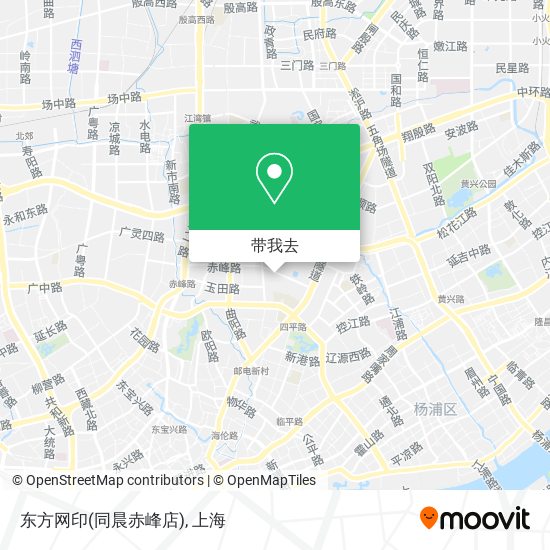 东方网印(同晨赤峰店)地图