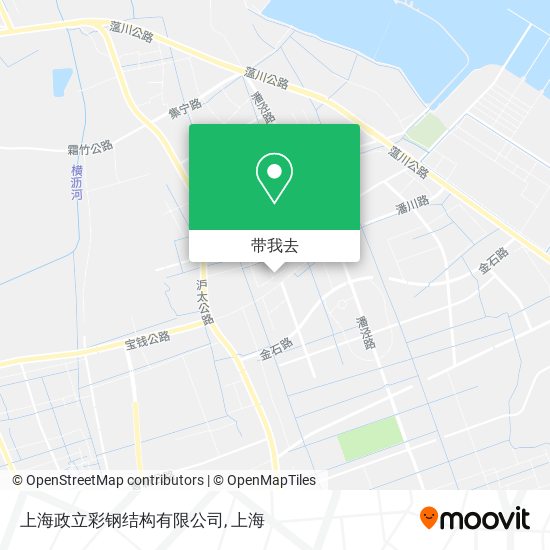 上海政立彩钢结构有限公司地图