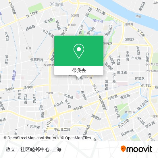 政立二社区睦邻中心地图