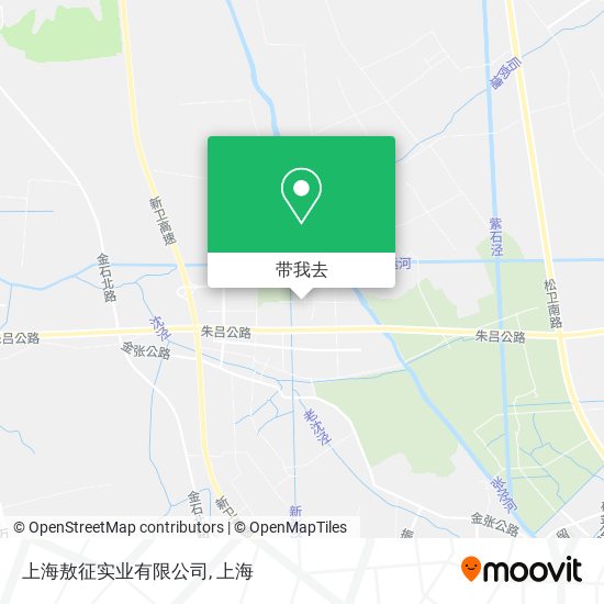 上海敖征实业有限公司地图
