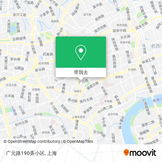 广元路190弄小区地图