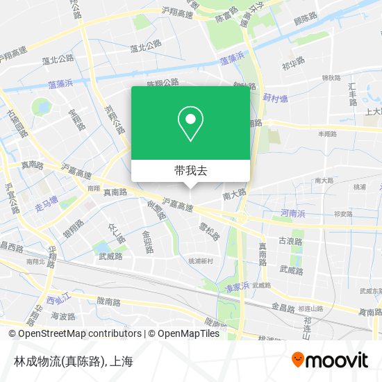 林成物流(真陈路)地图