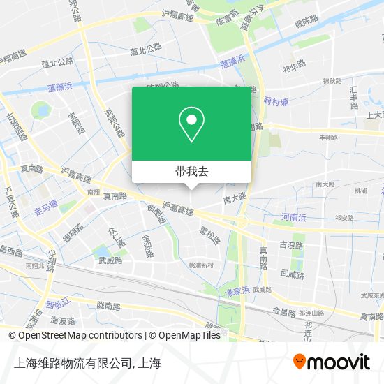 上海维路物流有限公司地图