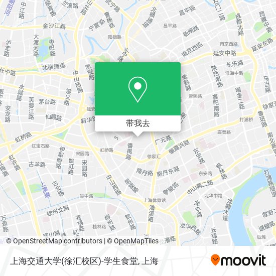 上海交通大学(徐汇校区)-学生食堂地图