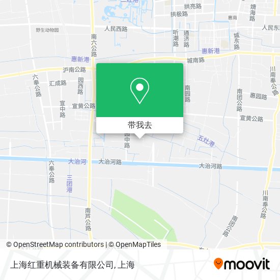 上海红重机械装备有限公司地图
