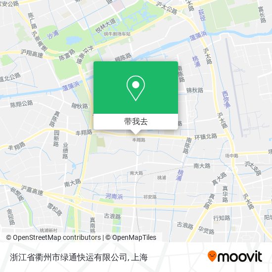 浙江省衢州市绿通快运有限公司地图