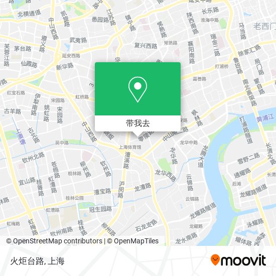 火炬台路地图