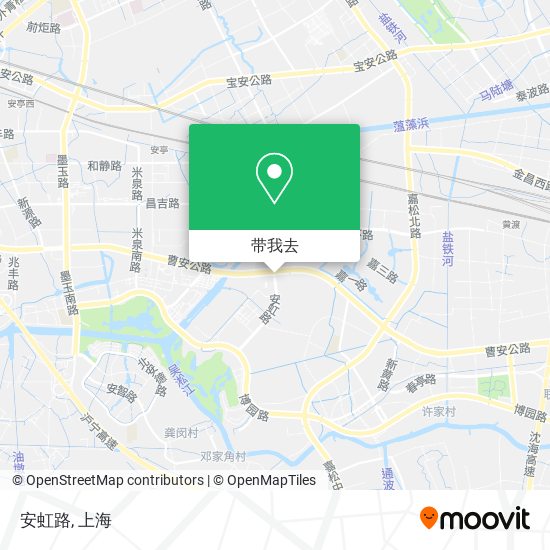 安虹路地图