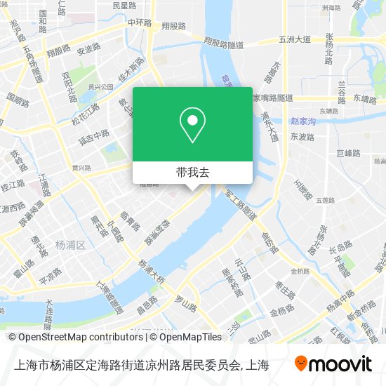 上海市杨浦区定海路街道凉州路居民委员会地图