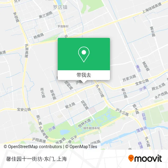 馨佳园十一街坊-东门地图