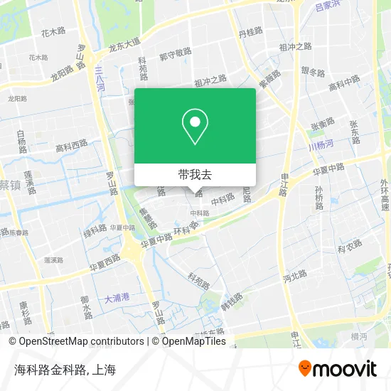 海科路金科路地图