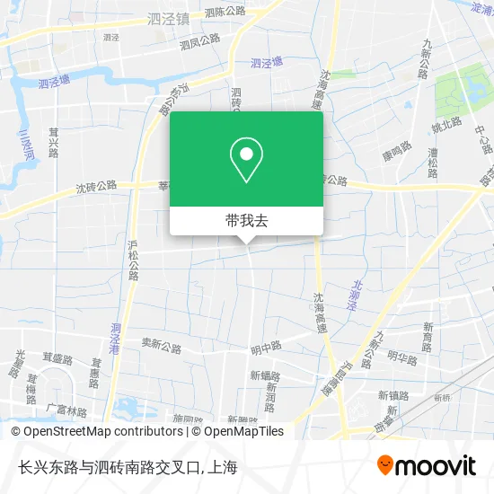 长兴东路与泗砖南路交叉口地图