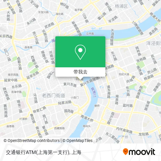 交通银行ATM(上海第一支行)地图