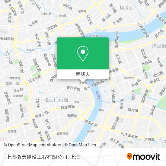 上海徽宏建设工程有限公司地图