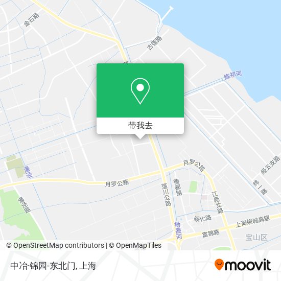 中冶·锦园-东北门地图