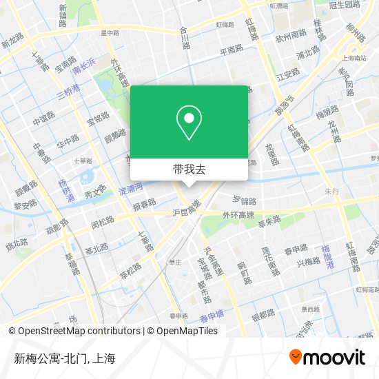 新梅公寓-北门地图