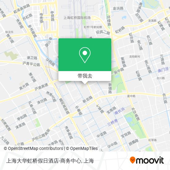 上海大华虹桥假日酒店-商务中心地图