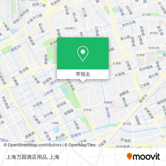 上海万园酒店用品地图