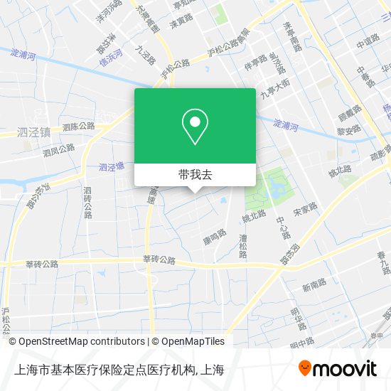 上海市基本医疗保险定点医疗机构地图