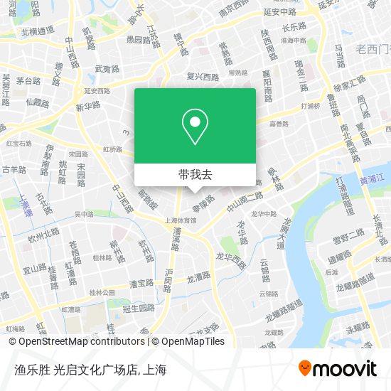 渔乐胜 光启文化广场店地图