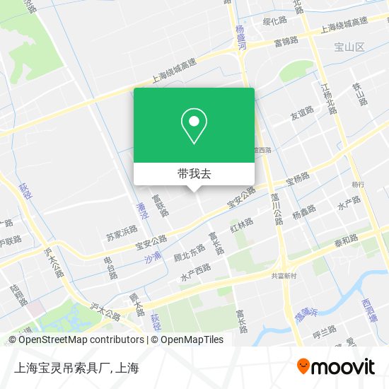 上海宝灵吊索具厂地图