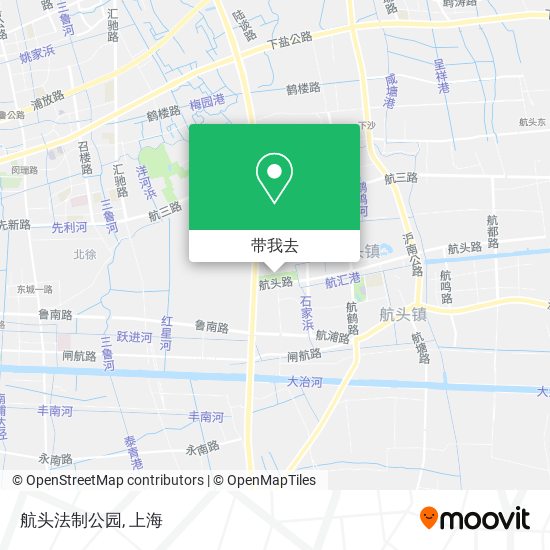 航头法制公园地图
