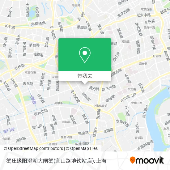 蟹庄缘阳澄湖大闸蟹(宜山路地铁站店)地图