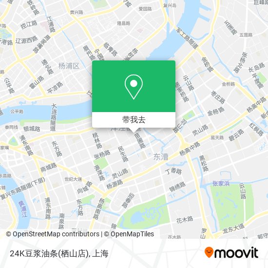 24K豆浆油条(栖山店)地图