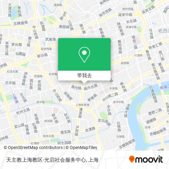 天主教上海教区-光启社会服务中心地图