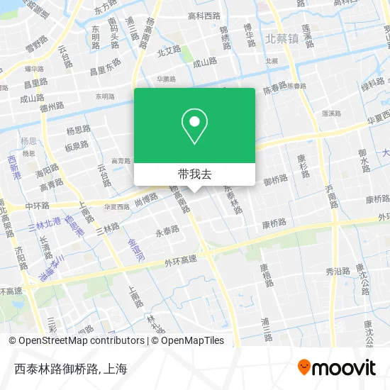 西泰林路御桥路地图
