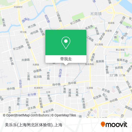 美乐乐(上海闸北区体验馆)地图