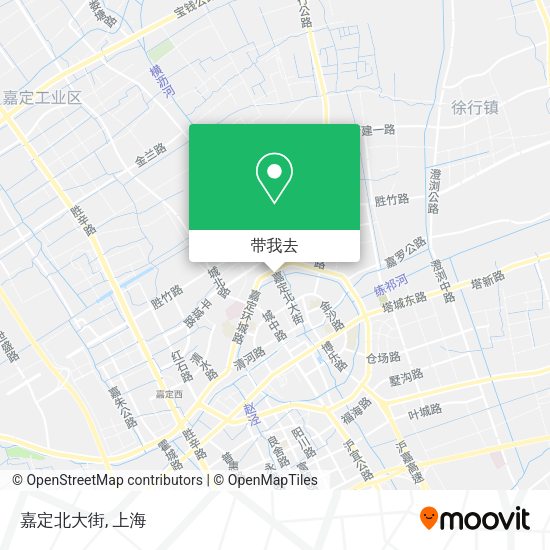 嘉定北大街地图