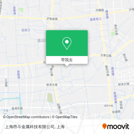 上海昂斗金属科技有限公司地图
