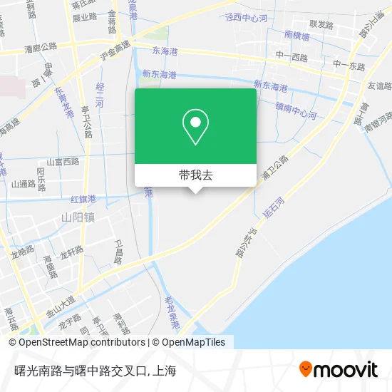 曙光南路与曙中路交叉口地图