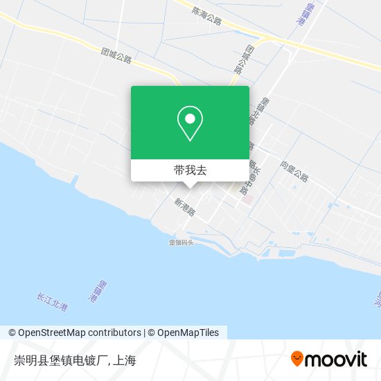 崇明县堡镇电镀厂地图