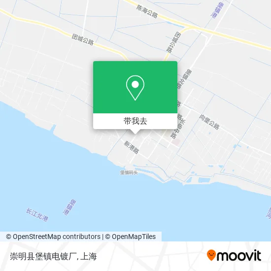 崇明县堡镇电镀厂地图