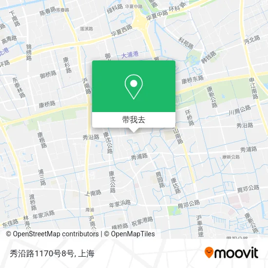 秀沿路1170号8号地图
