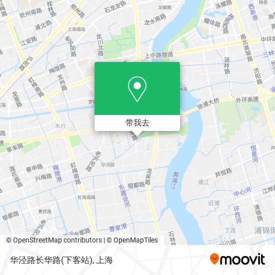 华泾路长华路(下客站)地图