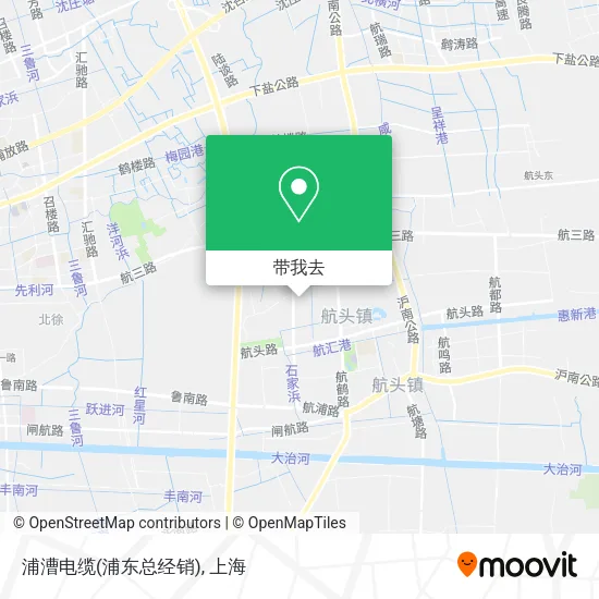浦漕电缆(浦东总经销)地图