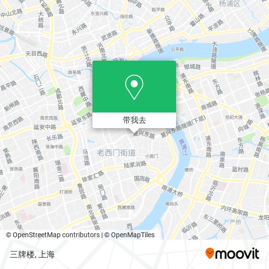 三牌楼地图