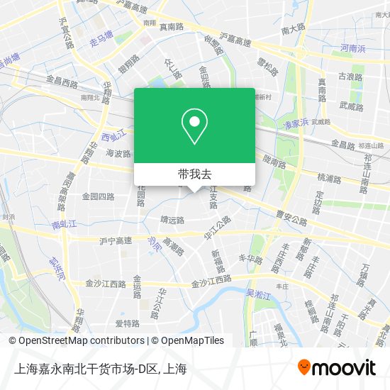 上海嘉永南北干货市场-D区地图