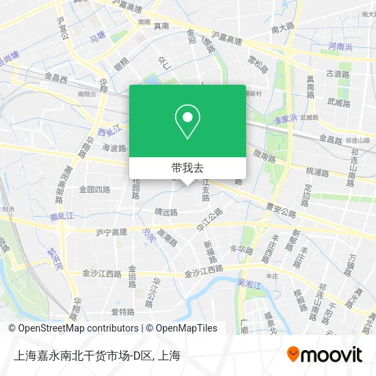 上海嘉永南北干货市场-D区地图