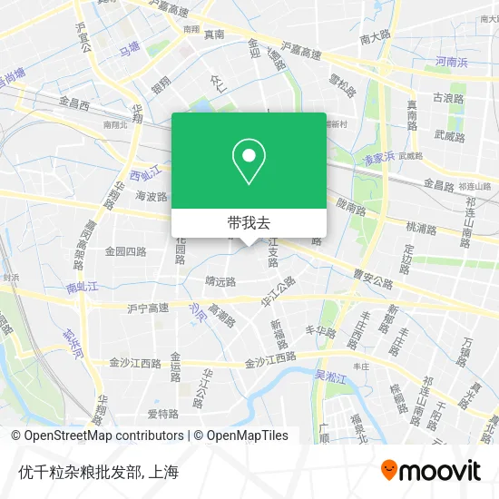 优千粒杂粮批发部地图